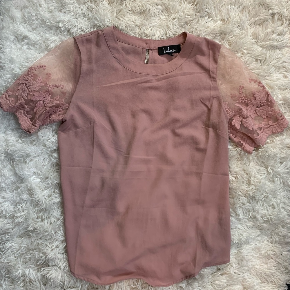 Lulus Mauve Dressy T-Shirt - Picture 2 of 5